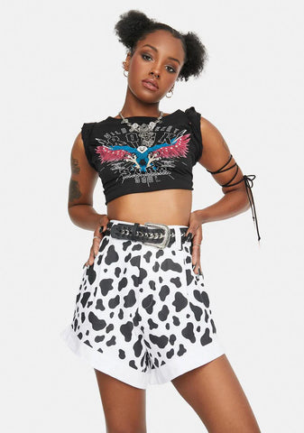 Ranch Range High Waist Shorts