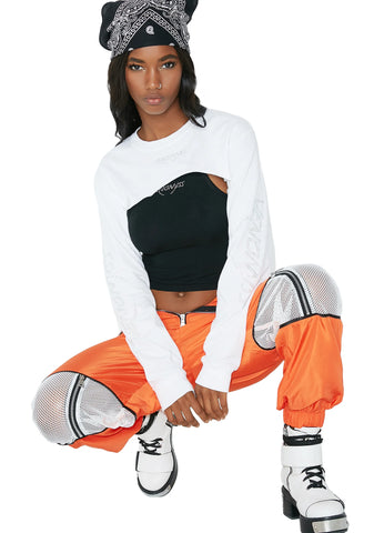 Super Cropped Long Sleeve Tee