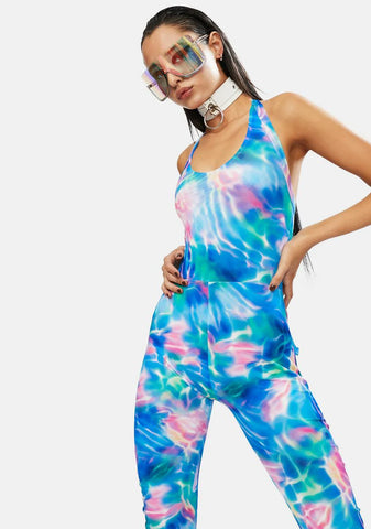Ocean Breeze Flared Jumpsuit
