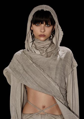 Tempo Unisex Hooded Wrap Cardigan