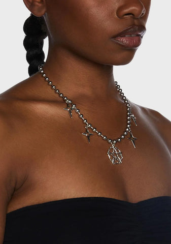 Hectic Days Ball Chain Necklace