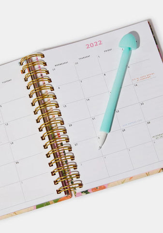 Summertime Blossom 12 Month Large Planner