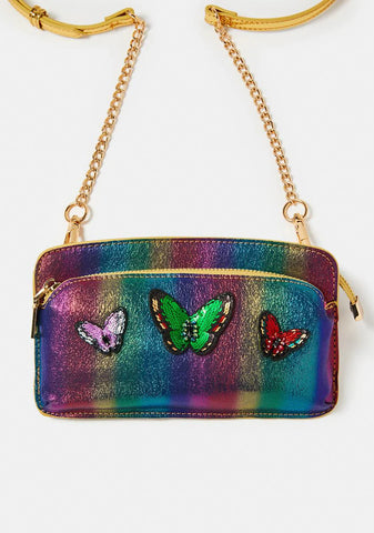 Rainbow Bright Patch Crossbody Bag