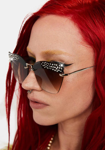Cocoa Totally Blitzed Cat Eye Sunglasses