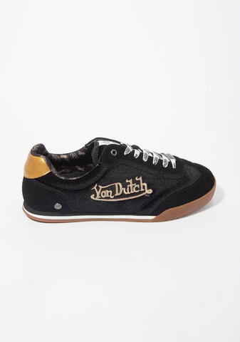 Black Vanderdutch Velvet Sneakers