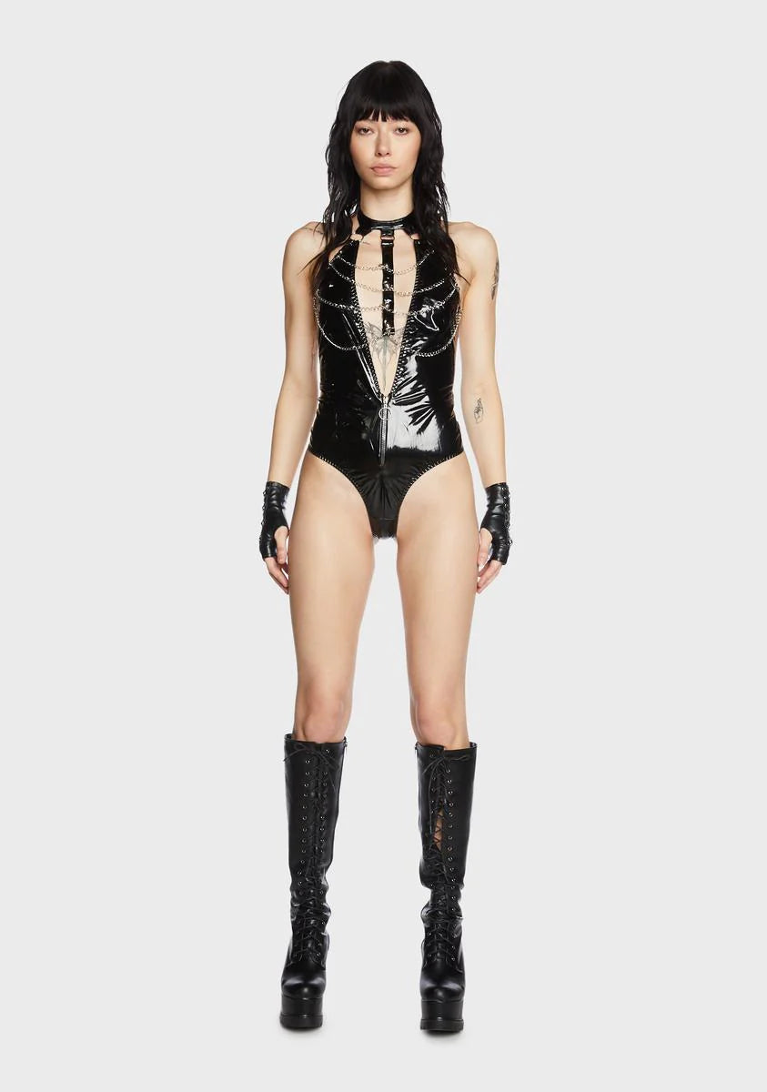 Tina Vinyl Bodysuit