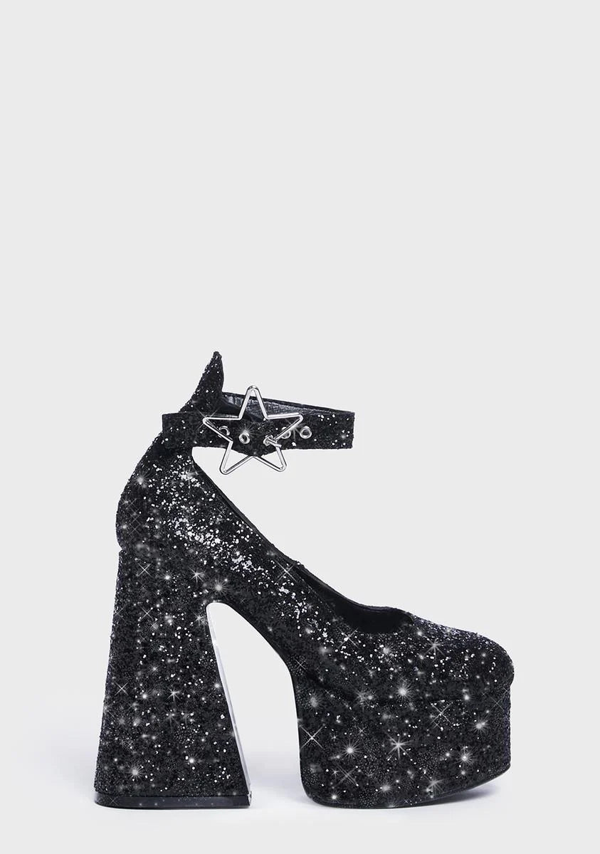 Star Light Platform Heels