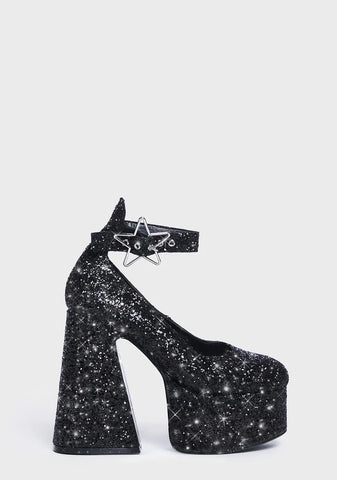 Star Light Platform Heels