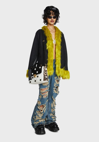 I Want Candy Hearts Satchel Bag