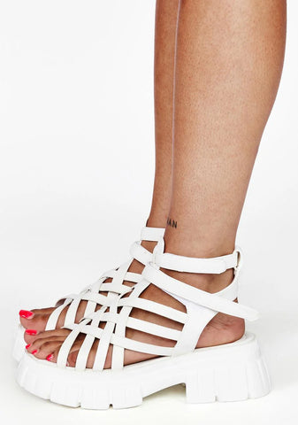 Bliss No Guarantees Platform Sandals