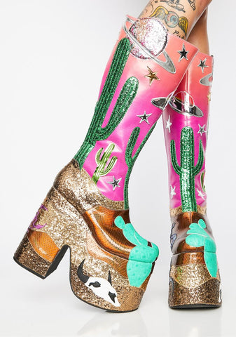 Astro Valley Platform Boots