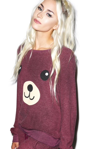 Teddy Girl Baggy Beach Jumper