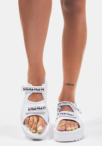 White Spot EVA Sandals