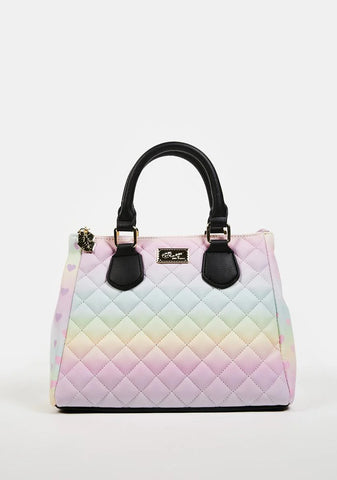 Amelia Quilted Mid-Size Satchel
