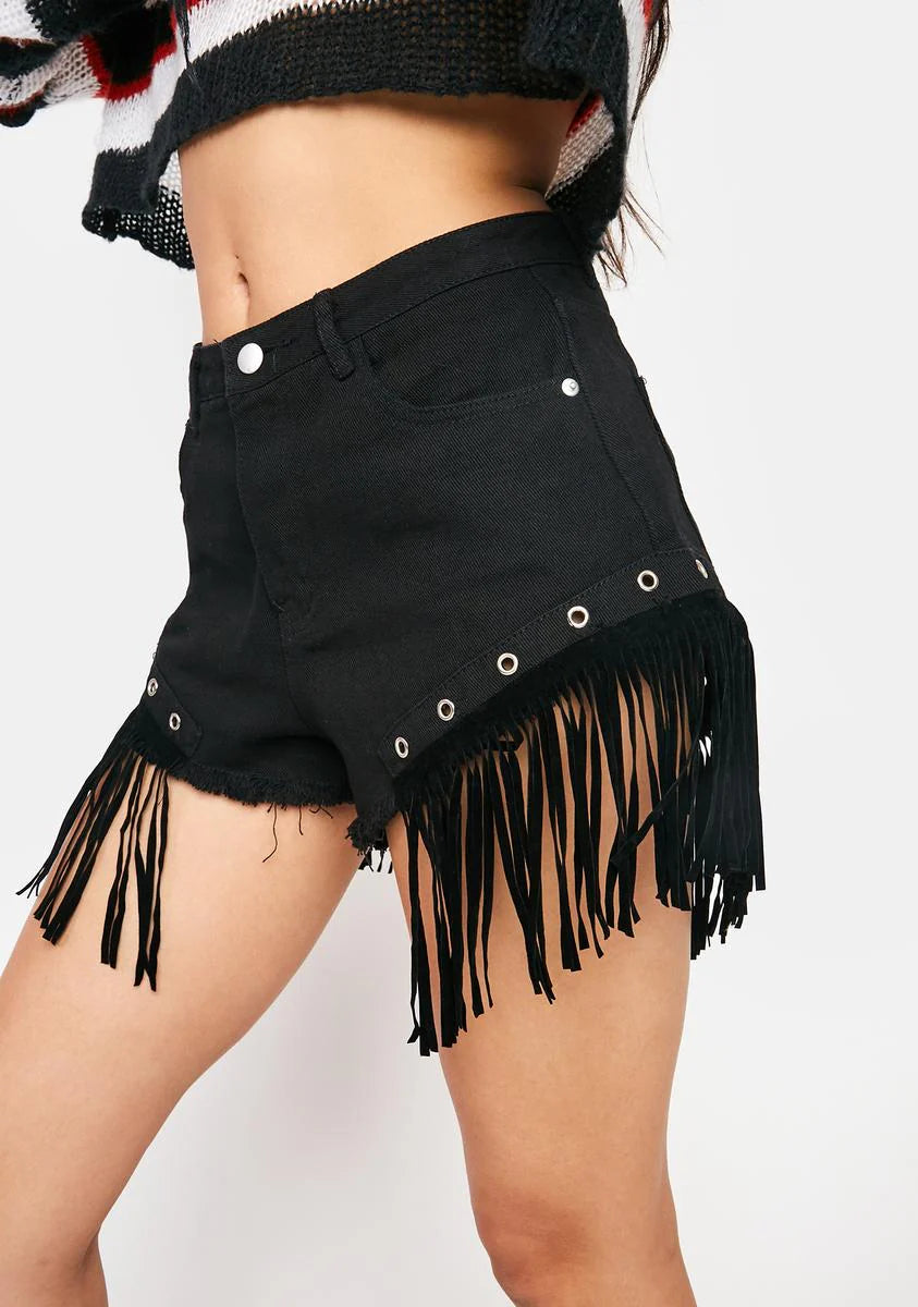 Feels For You Denim Shorts