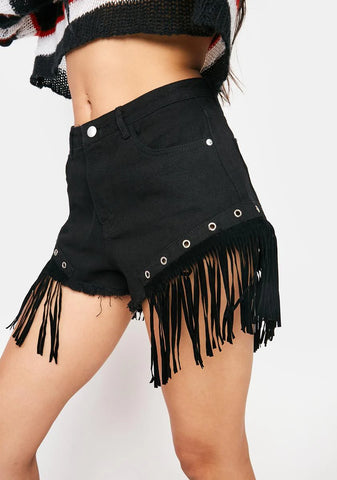 Feels For You Denim Shorts