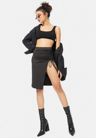 Thinkin' Bout You Ruched Skirt