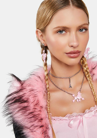 Boujie Pooch Drop Earrings