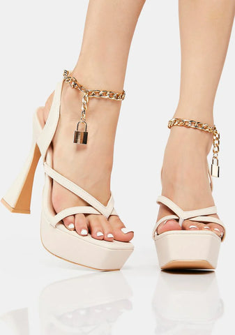 Turn The Key Platform Heels