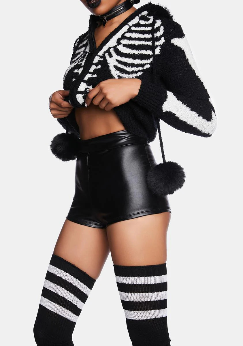 Haunted Out Booty Shorts