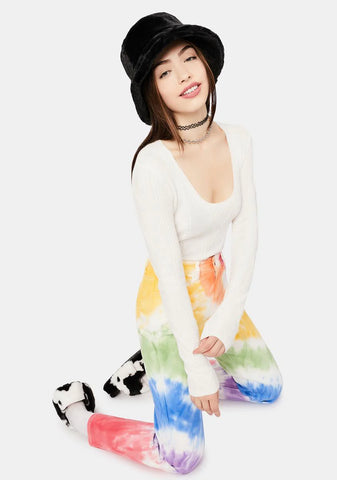 Catch My Snow Drift Knit Sweater