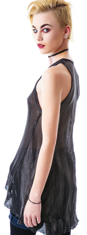 Industrial Mesh Tank - Black