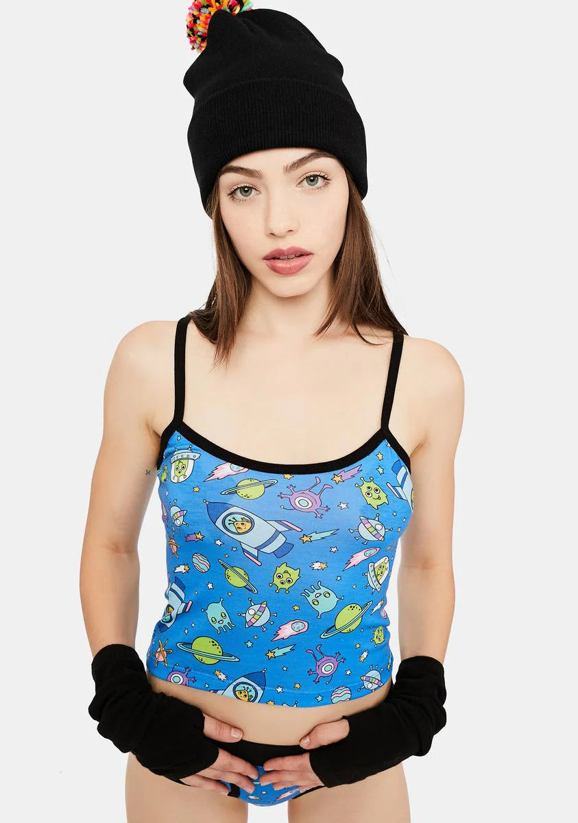 Whole New World Alien Print Cami