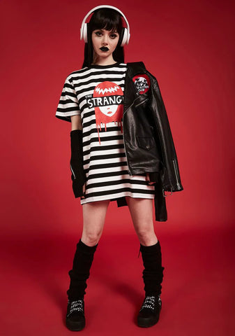 Existential Freeze Striped Tee