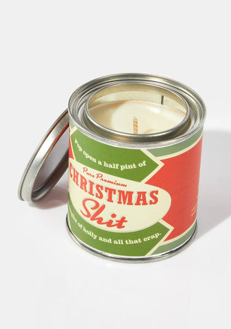Christmas Shit Candle