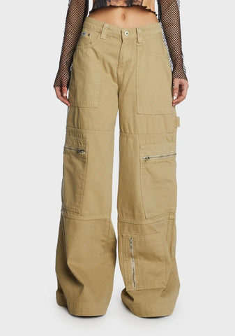 Stone Zip Sweeper Jeans