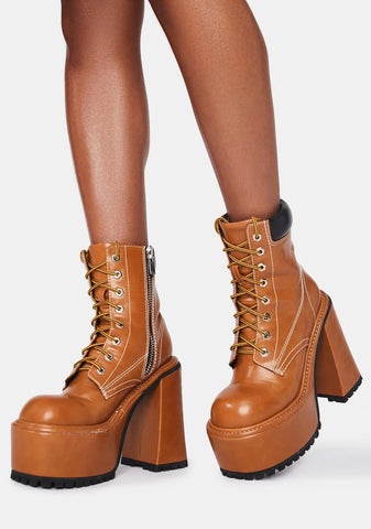 Lady Boss Combat Boots