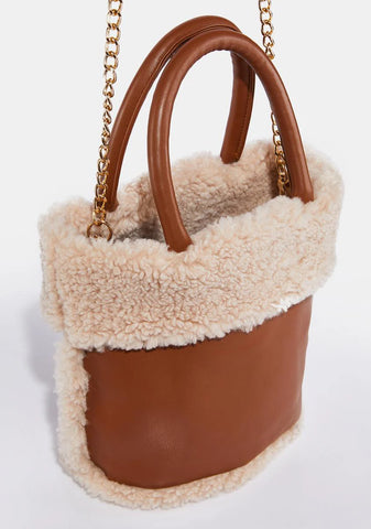 Caramel Meet You There Crossbody Bag