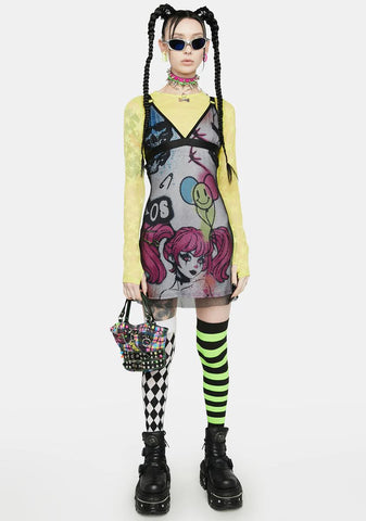 Let's Cause Chaos Mini Dress