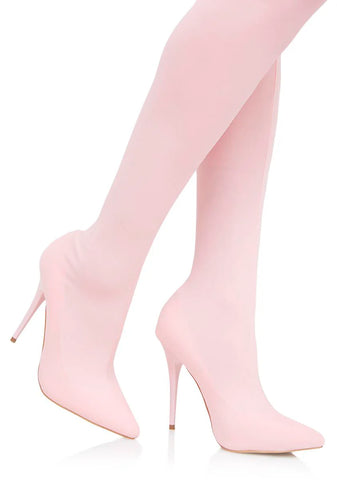 Sugar Spun Thigh-High Boots