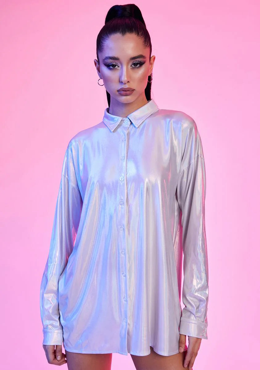 Spaced Out Holographic Shirt