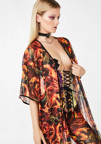All Guns Blazin Kimono