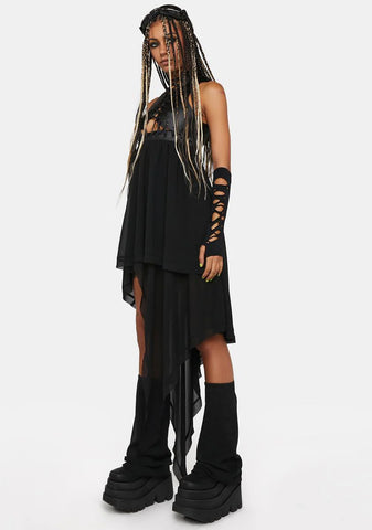 Compression Corset Midi Dress