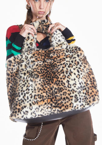 Wild Funky N' Fresh Fuzzy Tote Bag