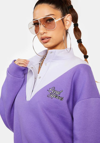 Crush Turtleneck Sweatshirt