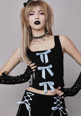 Final Bow Crop Tank Top