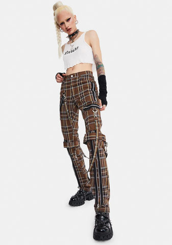 Desert Plaid Bondage Pants
