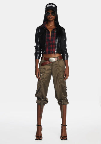 Discretion Crop Jacket