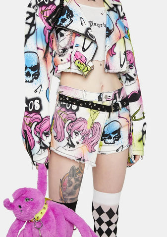 Let's Cause Chaos Mini Skort