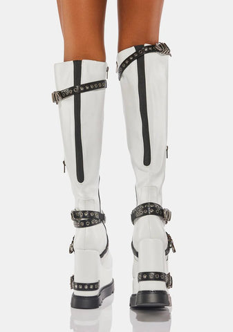 St. Trinian's Wedge Boots