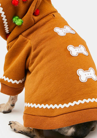Sweet Bite Gingerbread Pet Hoodie