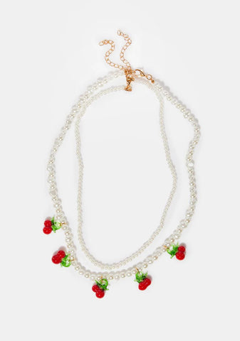 Cherry Sized Soul Pearl Necklace