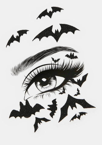 Creep In The Night Face Stickers