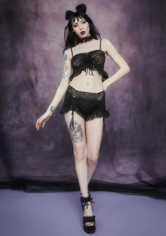 Nettles And Nectar Ruffle Lace Cami Tank