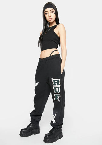 Playboy Rabbit Head Fleece Sweatpants