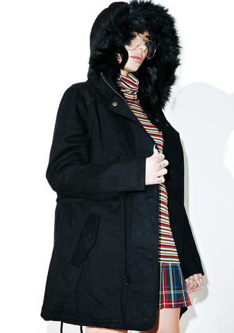 Pitch Black Parka
